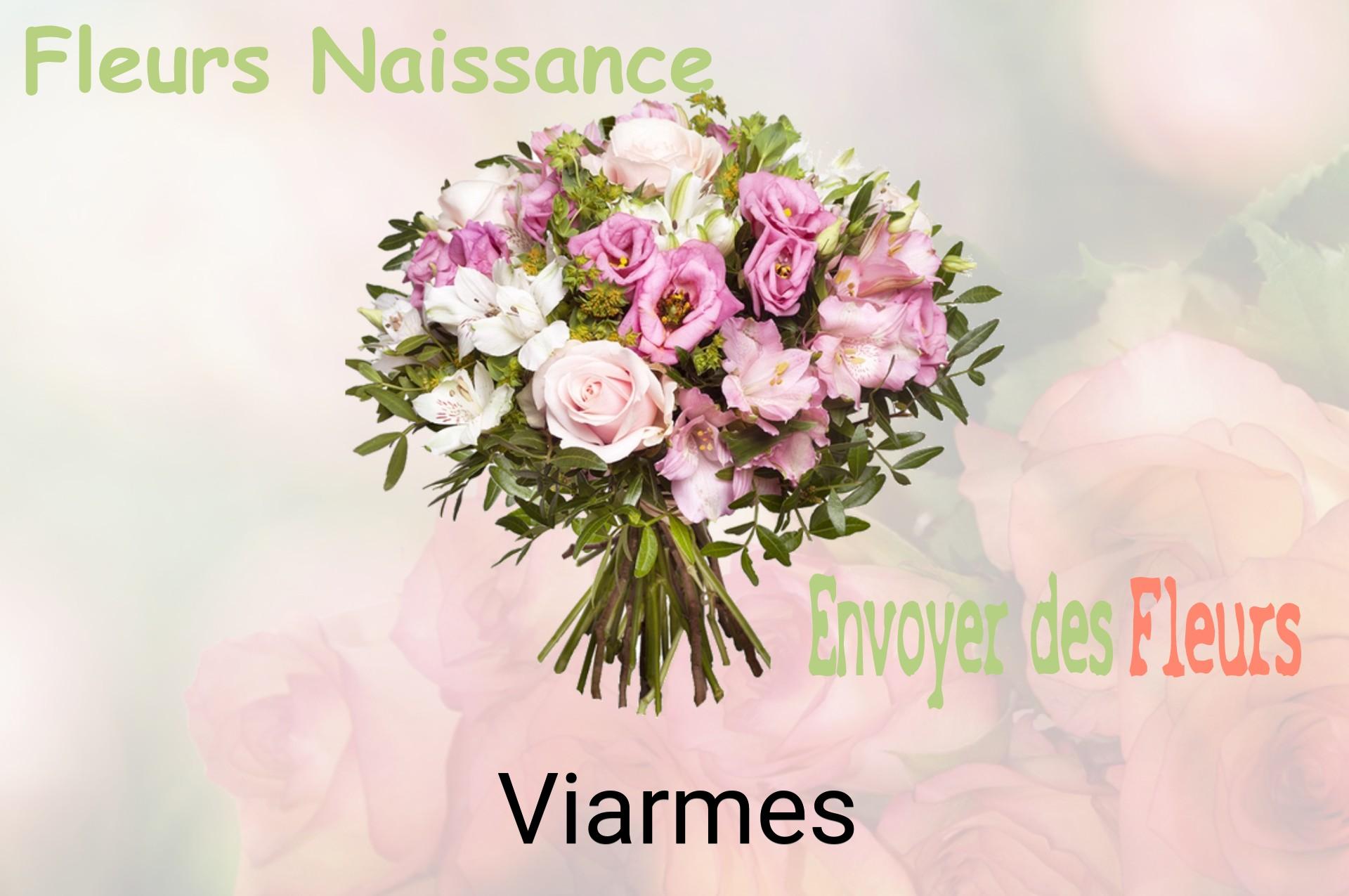 Bouquet de fleurs de naissance livré à Viarmes